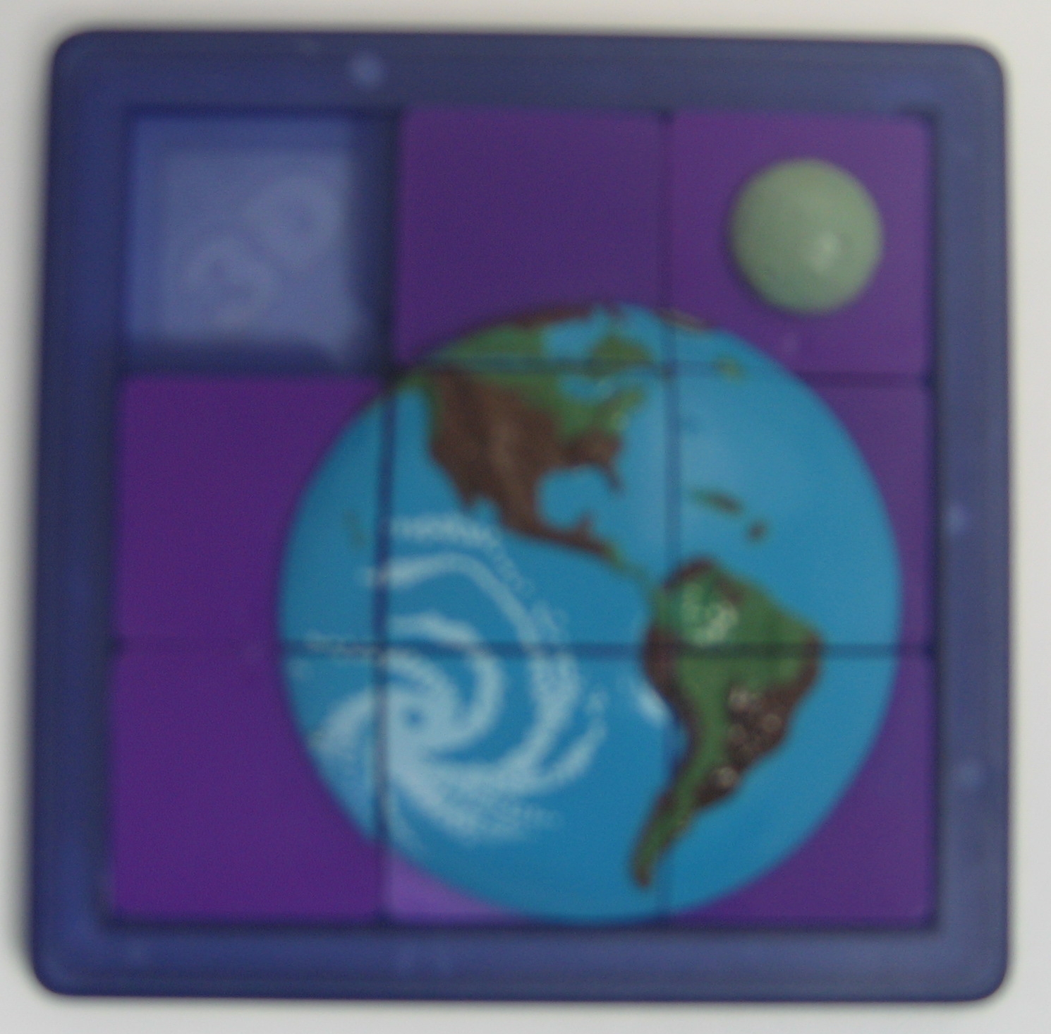 3-D Earth Slide Puzzle